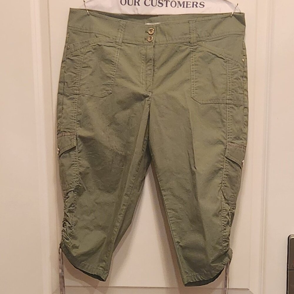 WHBM Drawstring Capri Pants